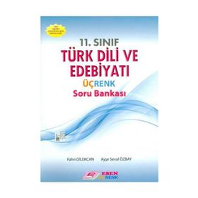 Esen Yayınları 11.Sınıf Türk Dili ve Edebiyatı Üç Renk Soru Bankası