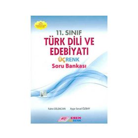Esen Yayınları 11.Sınıf Türk Dili ve Edebiyatı Üç Renk Soru Bankası