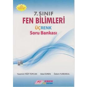 Esen Yayınları 7. Sınıf Fen Bilimleri Üç Renk Soru Bankası