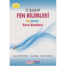 Esen Yayınları 7. Sınıf Fen Bilimleri Üç Renk Soru Bankası