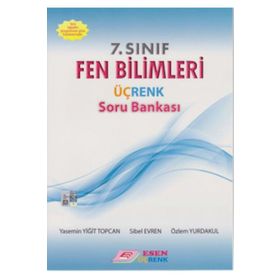 Esen Yayınları 7. Sınıf Fen Bilimleri Üç Renk Soru Bankası