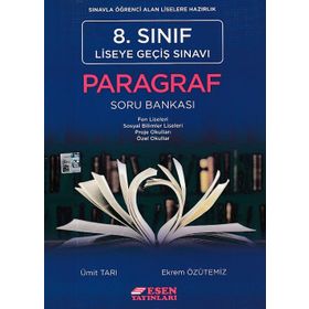 Esen Yayınları 8. Sınıf LGS Paragraf Soru Bankası