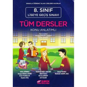 Esen Yayınları 8. Sınıf LGS Tüm Dersler Konu Anlatımlı