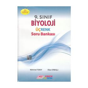 Esen Yayınları 9 Sınıf Biyoloji Üç Renk Soru Bankası