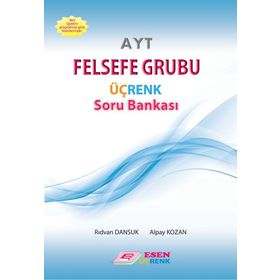 Esen Yayınları AYT Felsefe Grubu Üçrenk Soru Bankası