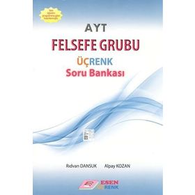 Esen Yayınları AYT Felsefe Grubu Üçrenk Soru Bankası