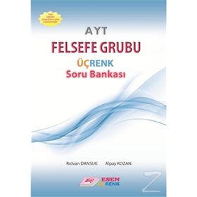 Esen Yayınları AYT Felsefe Grubu Üçrenk Soru Bankası