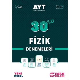 Esen Yayınları Ayt Fizik 30'lu Deneme