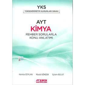 Esen Yayınları AYT Kimya Rehber Sorularla Konu Anlatımı