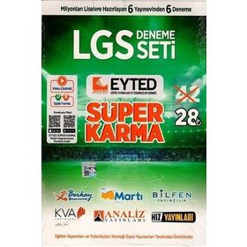 Esen Yayınları Eyted Yayınları 8. Sınıf LGS Süper Karma 6 lı Deneme Seti