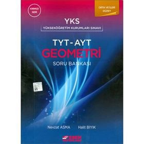 Esen Yayınları Kırmızı Seri TYT AYT Orta ve İleri Düzey Geometri Soru Bankası