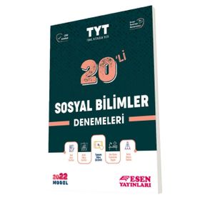 Esen Yayınları Tyt 20 Adet Sosyal Bilimler Denemeleri