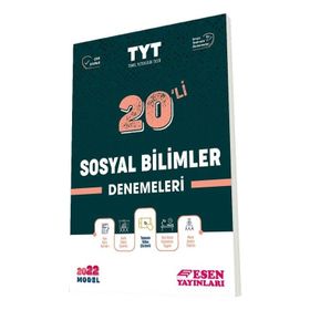 Esen Yayınları Tyt 20 Adet Sosyal Bilimler Denemeleri