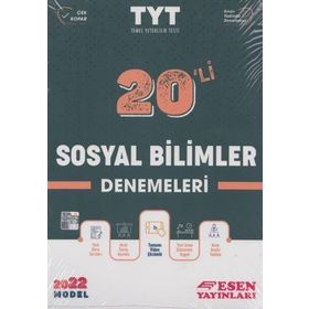 Esen Yayınları Tyt 20 Adet Sosyal Bilimler Denemeleri