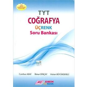 Esen Yayınları TYT Coğrafya Üçrenk Soru Bankası