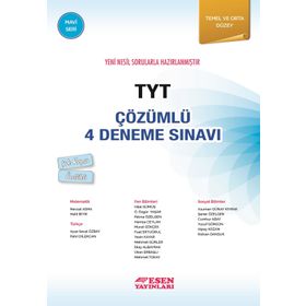 Esen Yayınları TYT Çözümlü 4 Deneme Sınavı Mavi Seri