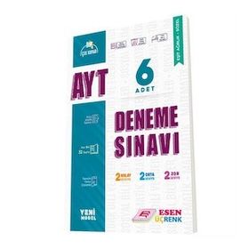 Esen Yayınları - Üçrenk AYT Eşit Ağırlık - Sözel 6'lı Deneme