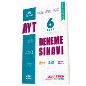 Esen Yayınları - Üçrenk AYT Eşit Ağırlık - Sözel 6'lı Deneme