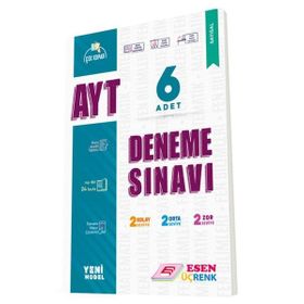 Esen Yayınları - Üçrenk AYT Sayısal 6'lı Deneme