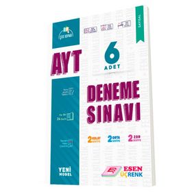 Esen Yayınları - Üçrenk AYT Sayısal 6'lı Deneme