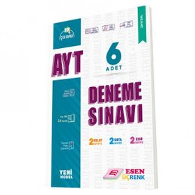 Esen Yayınları - Üçrenk AYT Sayısal 6'lı Deneme