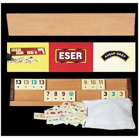 Eser Ahşap Büyük Okey Takımı