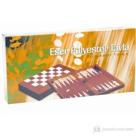 Eser Büyük Boy Polyester Tavla
