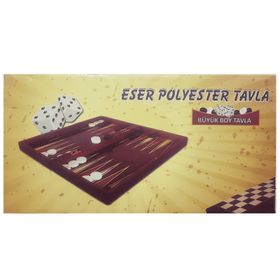 Eser Büyük Boy Polyester Tavla