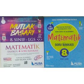 Eser Muba Yayınları - 8. Sınıf LGS Mutlak Başarı Matematik Fasikül-Soru Bankası + Soru Bankası