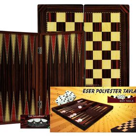 Eser Orta Boy Polyester Tavla Takımı