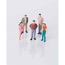 Eshel 1/100 cm 6 Adet Renkli İnsan Figürü