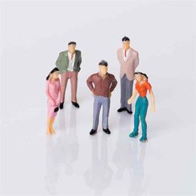 Eshel 1/100 cm 6 Adet Renkli İnsan Figürü
