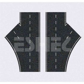 Eshel 1:200 35x115 mm 2 Adet Karton Maket Sağa-Sola Çıkış Yolu