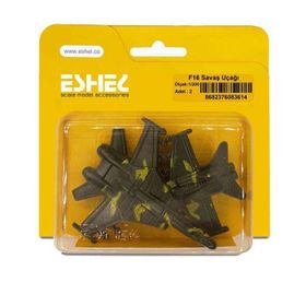 Eshel 1:200 Ölçek F16 Savaş Uçağı 2 Adet Maket