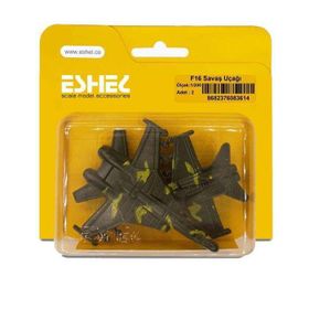 Eshel 1:200 Ölçek F16 Savaş Uçağı 2 Adet Maket