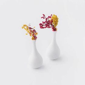 Eshel 1/50 cm 3 Adet Çiçekli Taş Vazo