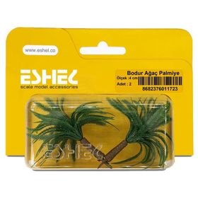 Eshel 2x4 cm Bodur Ağaç Palmiye Ağacı Maketi