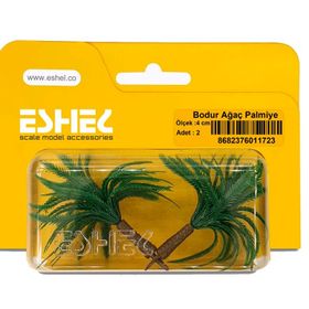 Eshel 2x4 cm Bodur Ağaç Palmiye Ağacı Maketi