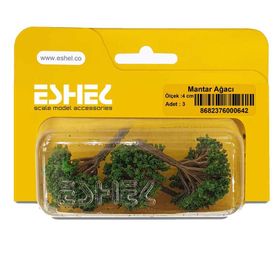 Eshel 4 cm 3 Adet Mantar Ağacı