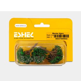 Eshel 4 cm 3 Adet Mantar Ağacı
