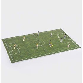 Eshel İnsan Figürleri Ve Futbol Oyun Alanı 1/75 8'li Maket