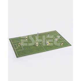 Eshel İnsan Figürleri Ve Futbol Oyun Alanı 1/75 8'li Maket