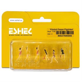 Eshel İnsan Figürleri Yüzücü 1/100 6'lü Maket