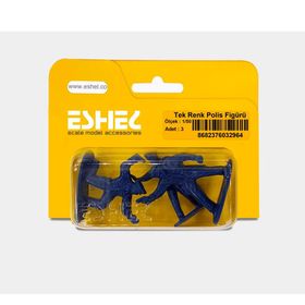 Eshel Polis Figürü Tek Renk 1/50 3'lü Maket