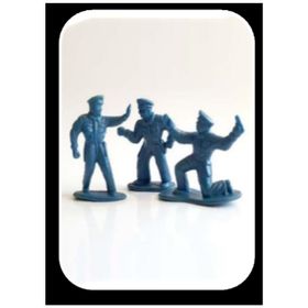 Eshel Polis Figürü Tek Renk 1/50 3'lü Maket