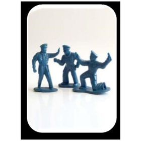 Eshel Polis Figürü Tek Renk 1/50 3'lü Maket