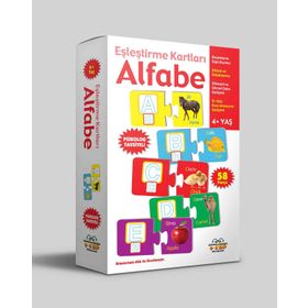 Eşleştirme Kartları - Alfabe 4+ Yaş - 6 Yaş Yayınları