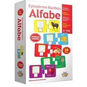 Eşleştirme Kartları - Alfabe 4+ Yaş - 6 Yaş Yayınları