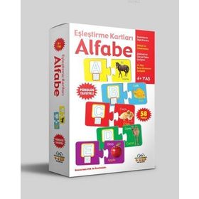 Eşleştirme Kartları - Alfabe 4+ Yaş - 6 Yaş Yayınları