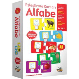 Eşleştirme Kartları - Alfabe 4+ Yaş - 6 Yaş Yayınları